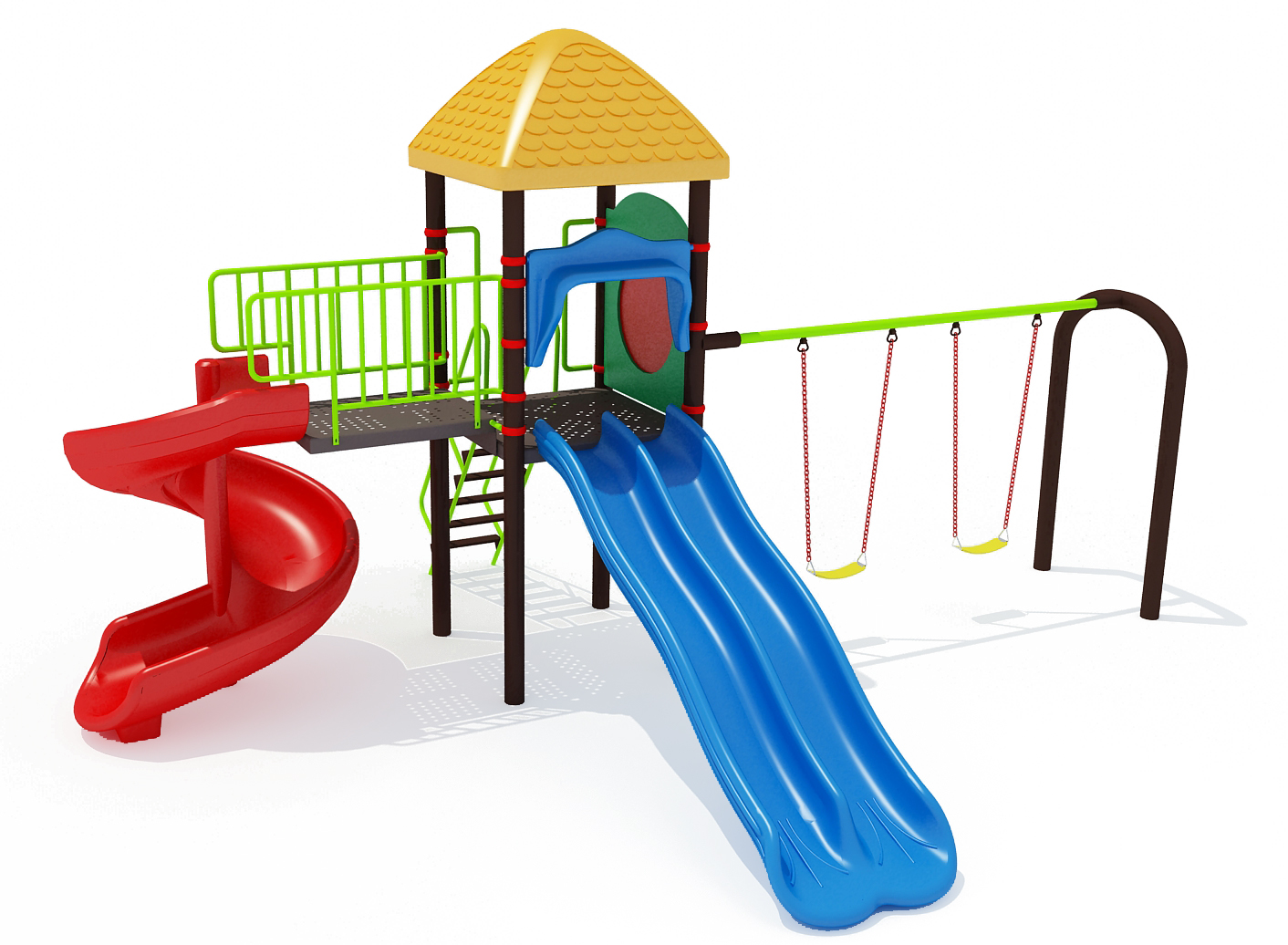 Slide And Swing Set